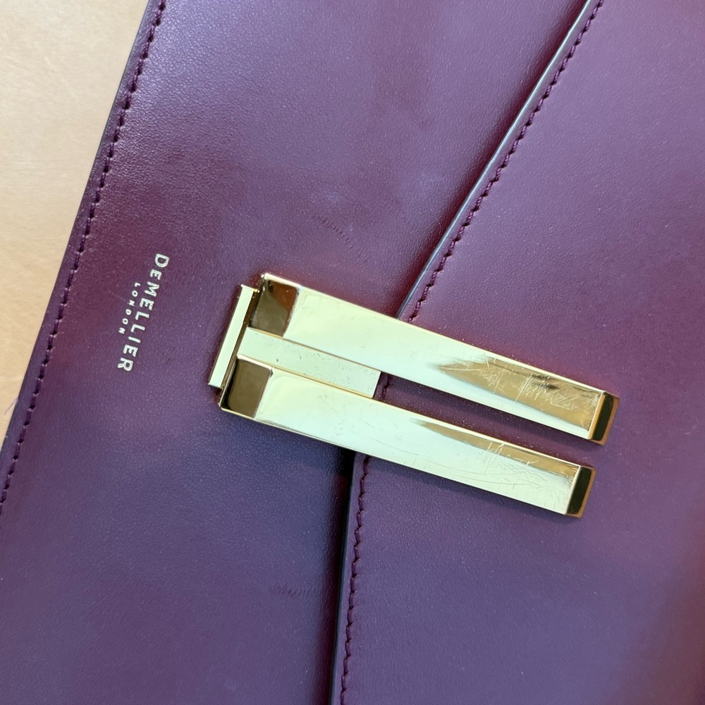 DeMellier Vancouver Bag Smooth Burgundy - Picture 5 of 8